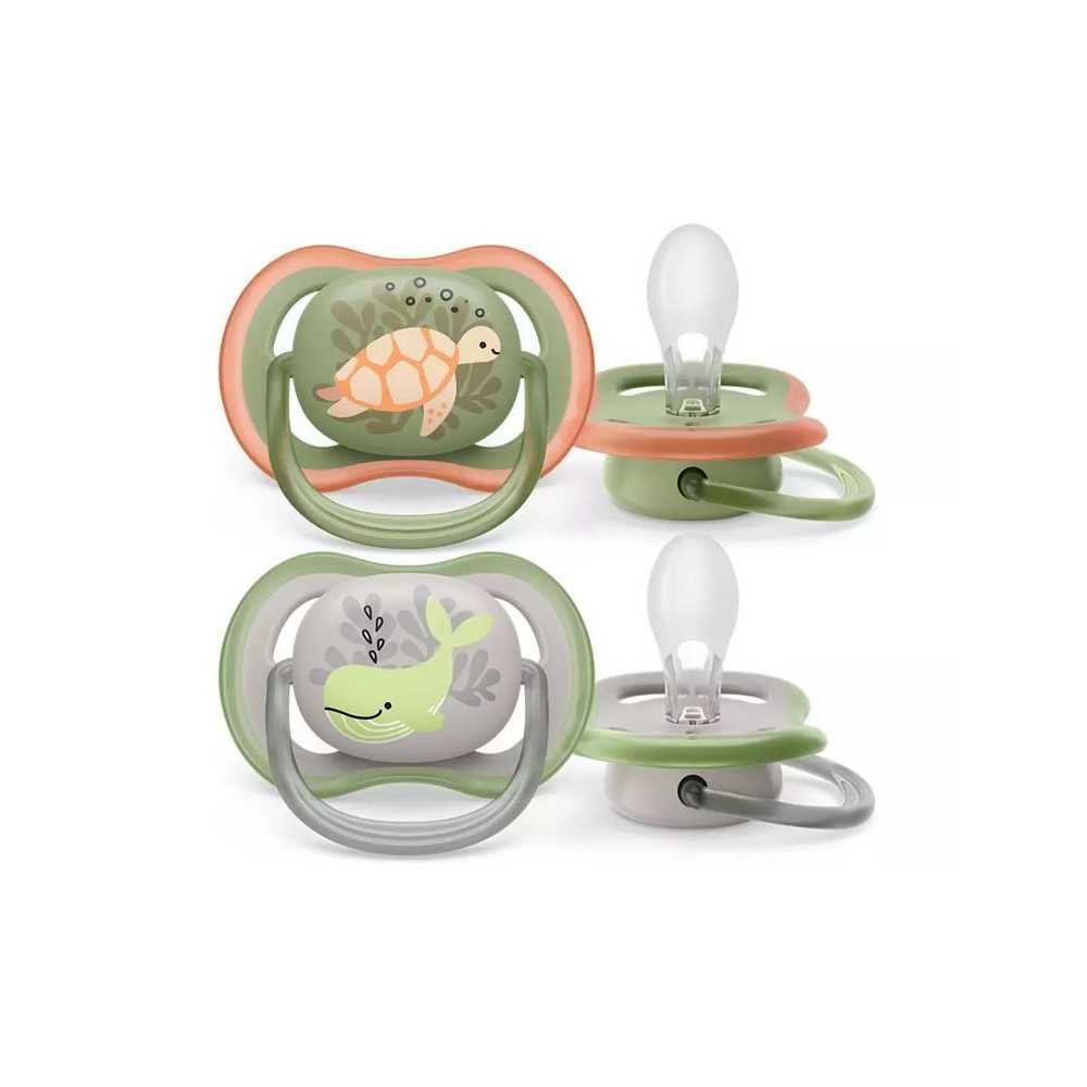 Čiulptukai Philips Avent Ultra Air, 6-18 mėn, SCF085/60, 2 vnt.