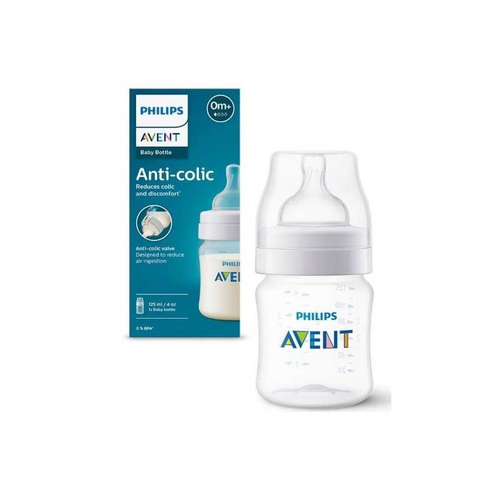 Buteliukas Philips Avent Natural Anti-colic SCY100/01, 0mėn+, 125 ml-Maitinimui, Buteliukai ir žindukai-e-vaikas