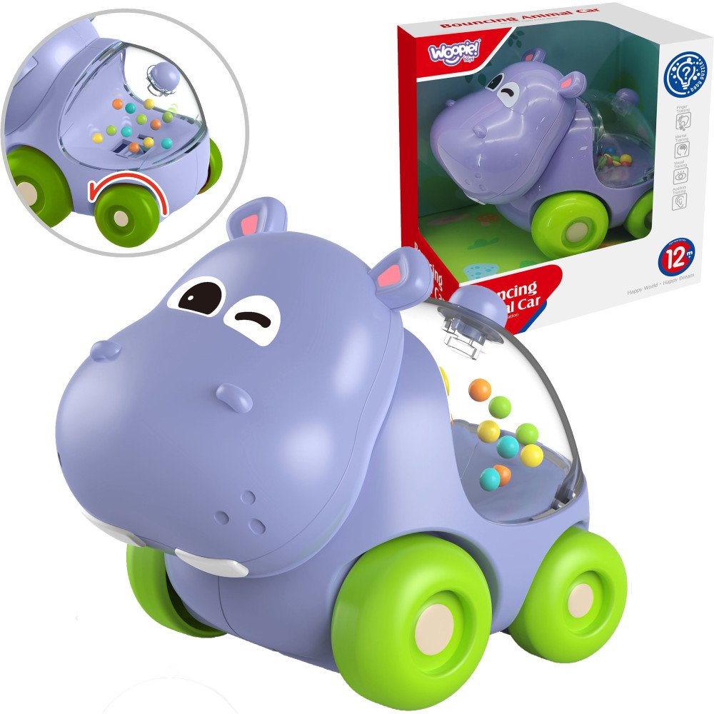 WOOPIE BABY Rattle Automobilinė transporto priemonė Hippo-Žaislai, Kūdikiams, Žaislai mažyliams (iki 4 m.