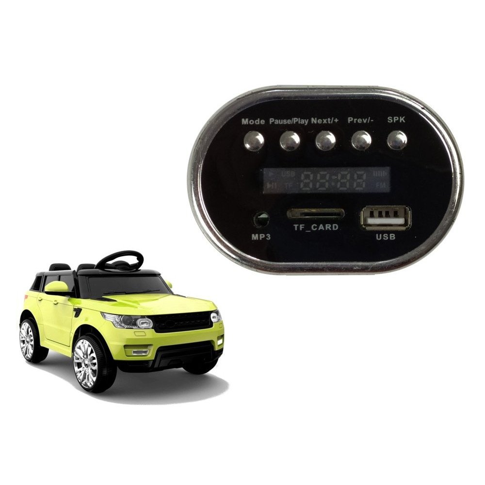 Muzikinis skydelis automobiliui HL1638-Elektromobiliai vaikams, Elektromobilių dalys, LCD, MP4, muzikos skydeliai-e-vaikas