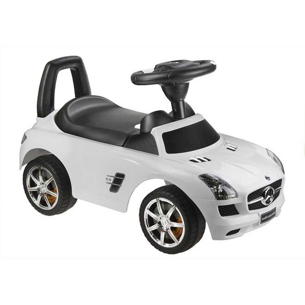 Mercedes-Benz SLS AMG White - Kids Push Along Ride On Car