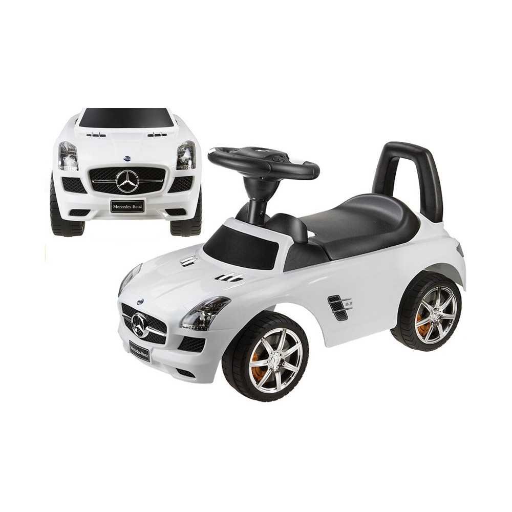 Mercedes-Benz SLS AMG White - Kids Push Along Ride On Car