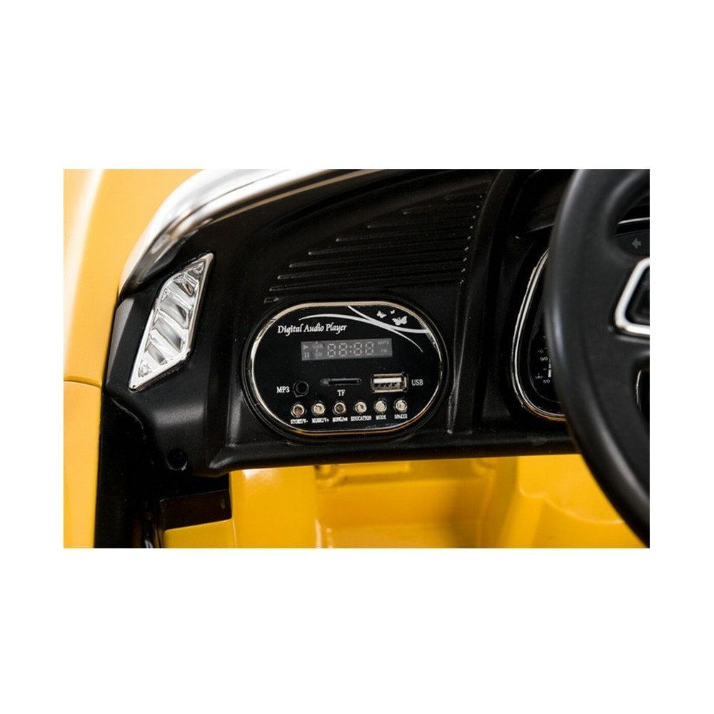 Elektromobilis Audi R8 Spyder, geltonas-Elektromobiliai vaikams, Mašinos-e-vaikas