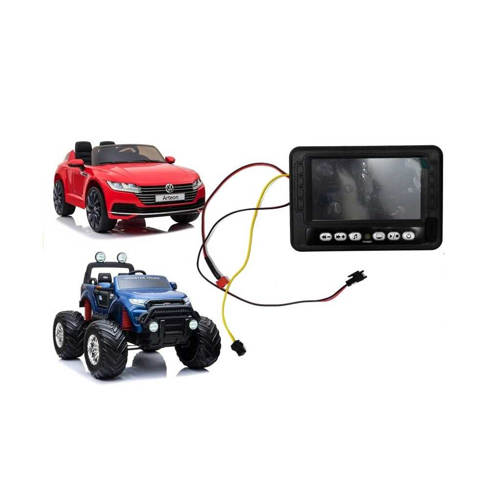 Muzikinis skydelis LCD MP4 automobiliui Ford Ranger Monster DK-550, Arteon-Elektromobiliai vaikams, Elektromobilių dalys, LCD, M