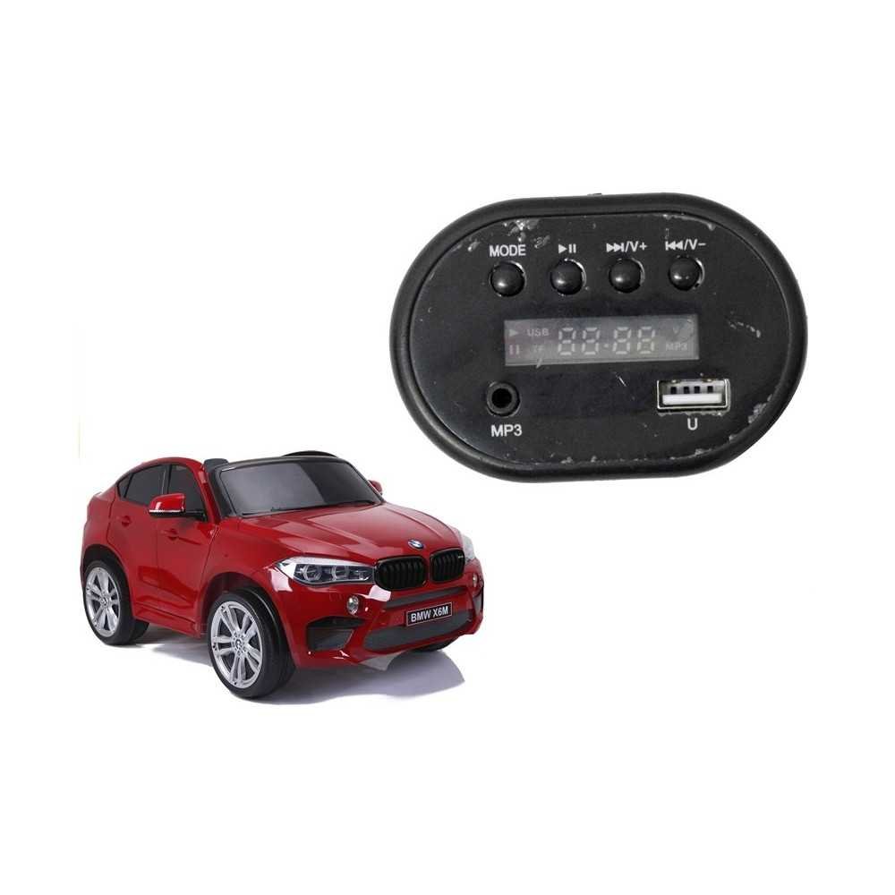 Muzikinis skydelis BMW X6M-Elektromobiliai vaikams, Elektromobilių dalys, LCD, MP4, muzikos skydeliai-e-vaikas