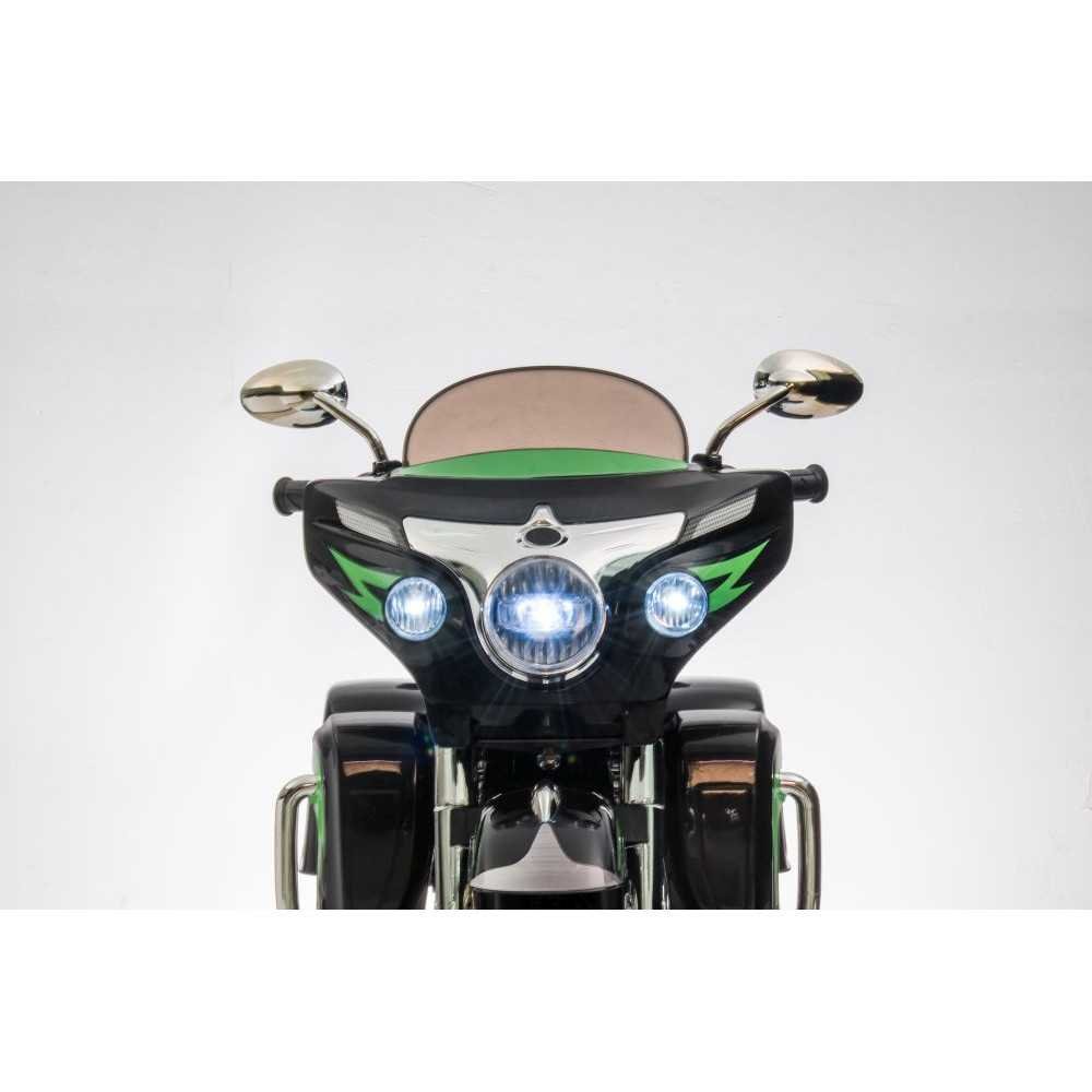 Elektrinis triratis motociklas Goldwing, Black-Elektromobiliai vaikams, Motociklai-e-vaikas