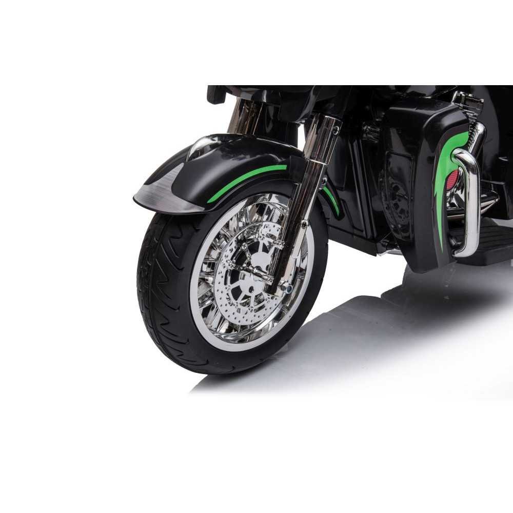 Elektrinis triratis motociklas Goldwing, Black-Elektromobiliai vaikams, Motociklai-e-vaikas