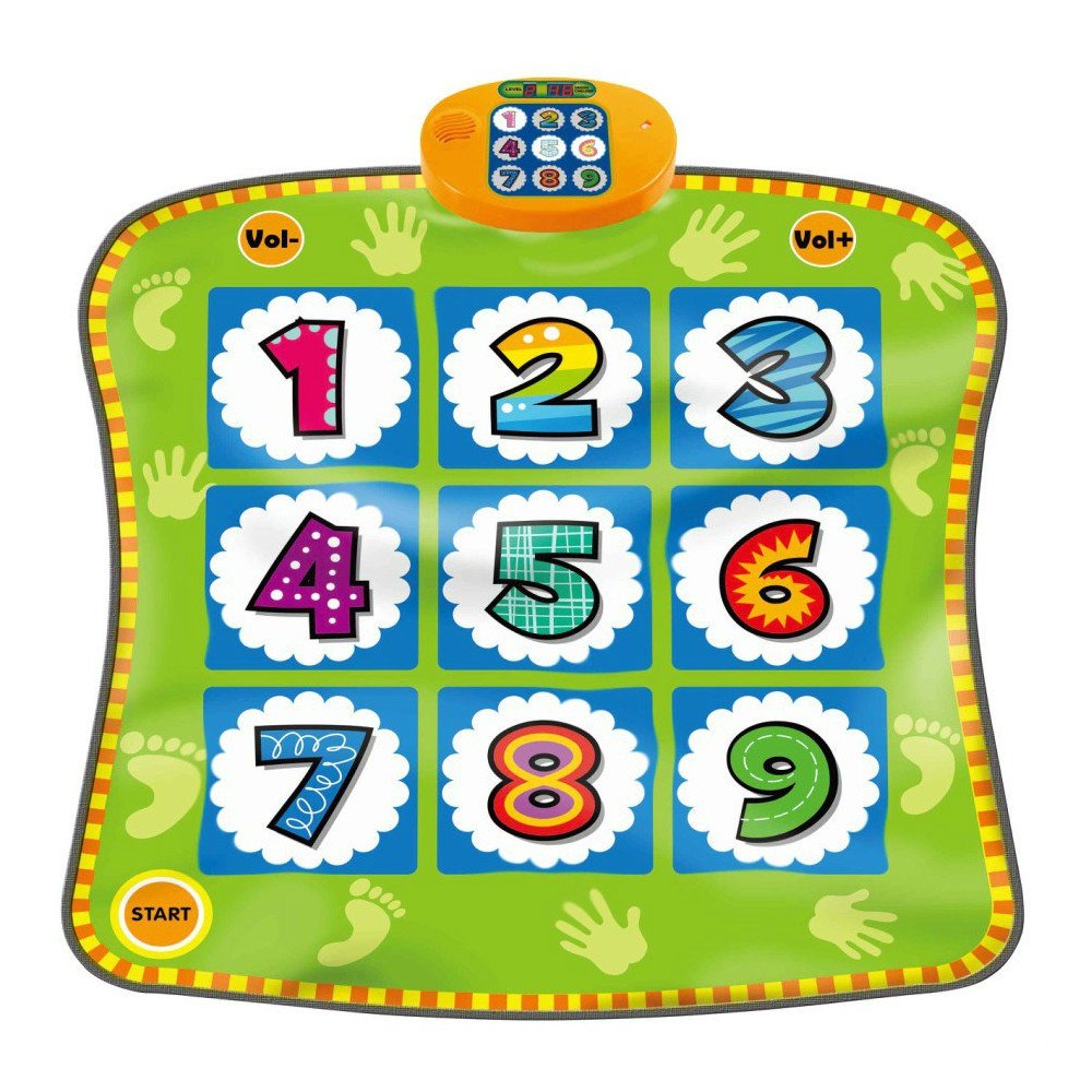 "Skaičiai" vikrumo kilimėlis vaikams 3+ Balansinis žaidimas Rankos Pėdos-RAMIZ-e-vaikas