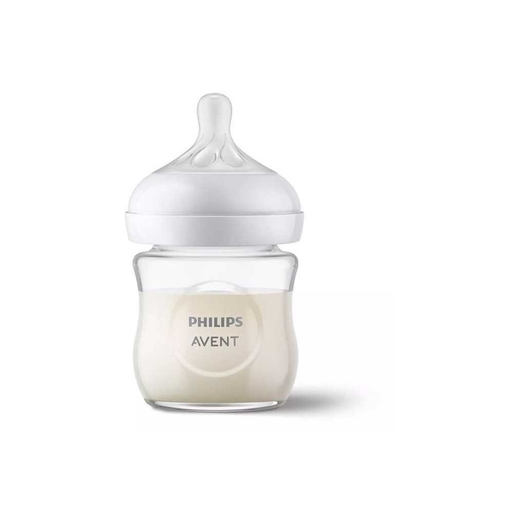 Stiklinis buteliukas Philips Avent Responsive Natural 120ml SCY930/01-Maitinimui, Buteliukai ir žindukai-e-vaikas