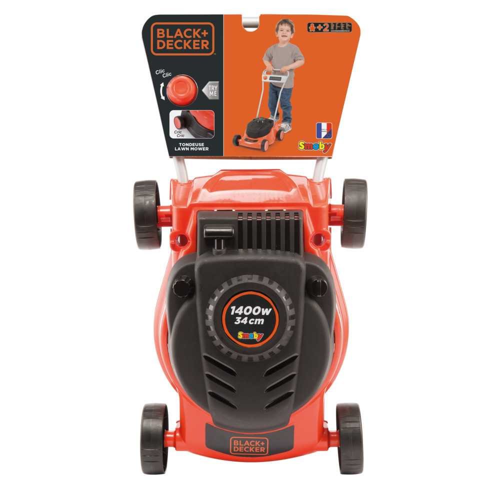 SMOBY vejapjovė "Black+Decker-Žaislai, Profesijos, buities žaislai, Profesiniai žaislai-e-vaikas