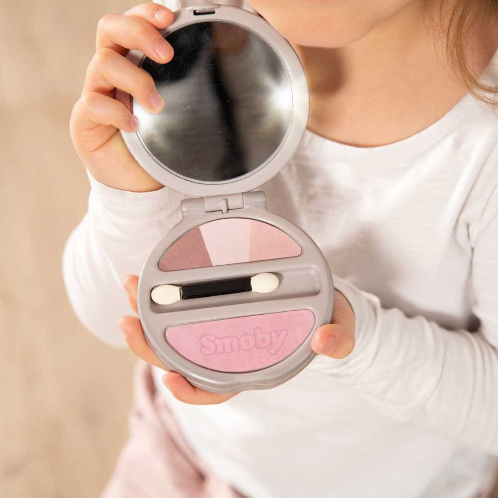 SMOBY My Beauty Compact pudros dėžutė su veidrodėliu ir šviesa-Žaislai, Profesijos, buities žaislai, Grožio žaislai-e-vaikas