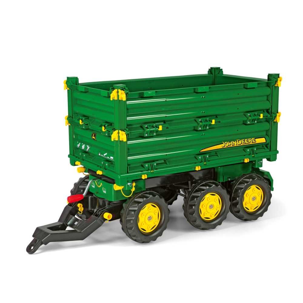 Rolly Toys Przyczepa Wywrotka Rolly Multi John Deere 3 osiowa					