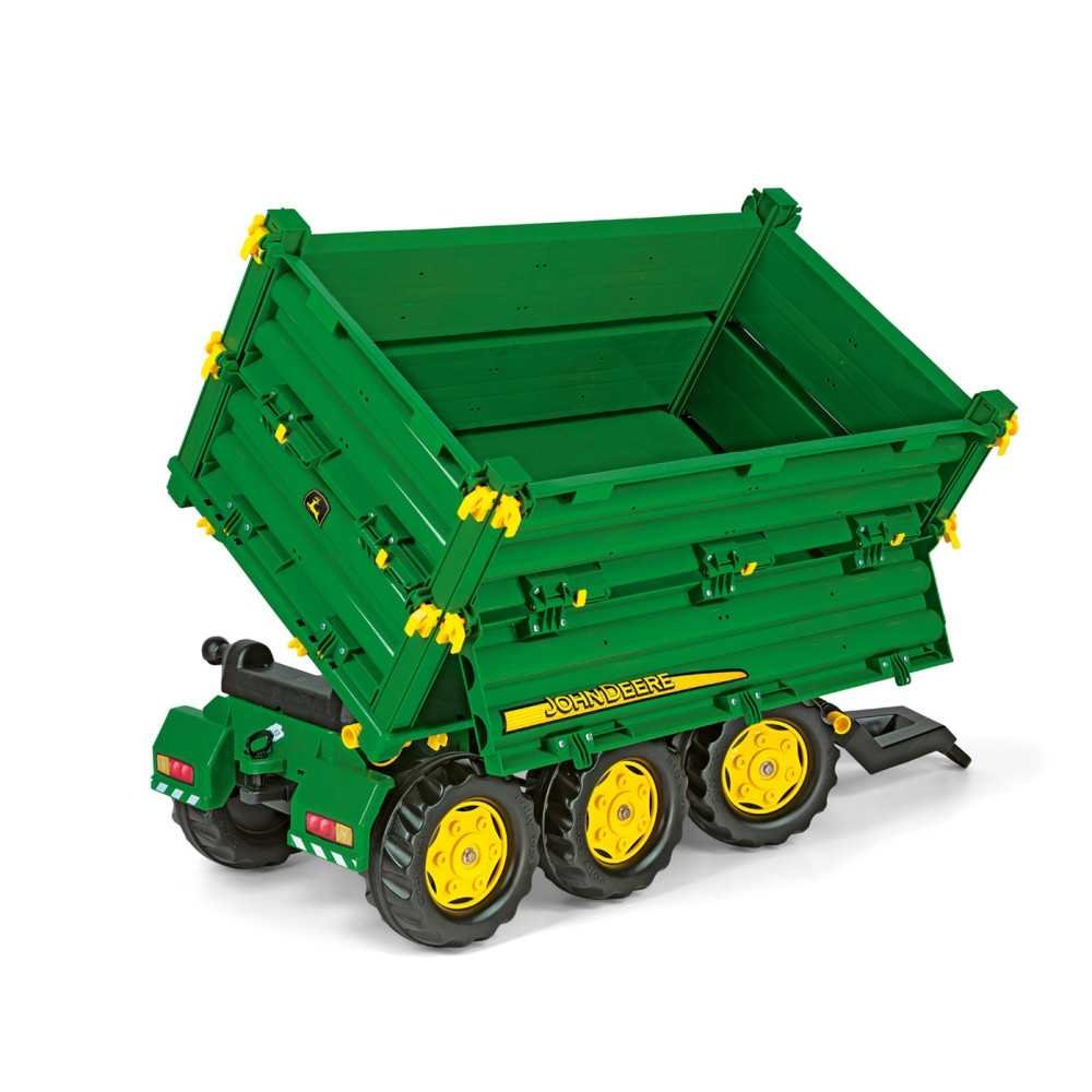 "Rolly Toys" "Rolly Multi John Deere" 3 ašių savivartė priekaba-Judėjimui, Minami traktoriai ir jų priedai-e-vaikas