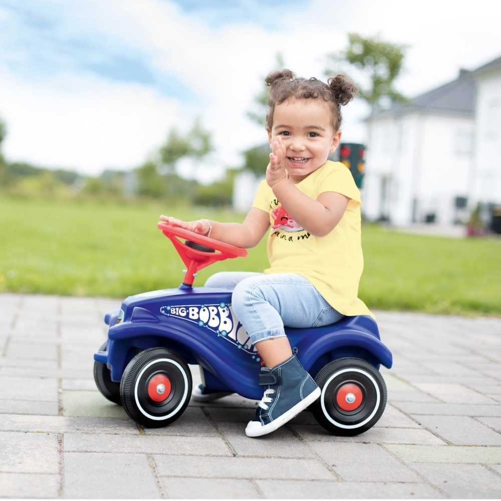 BIG Klasyczny Jeździk Bobby Car z Rysunkiem Delfinka					