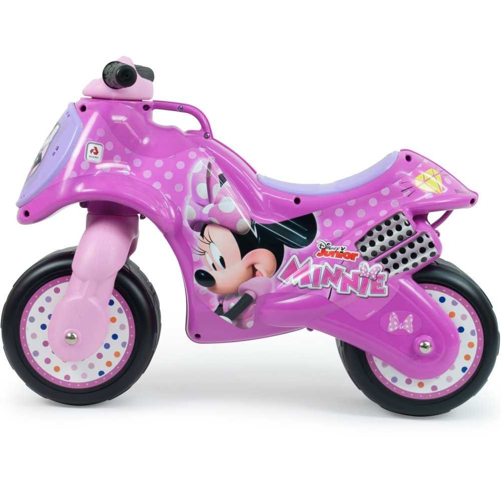 INJUSA Minnie Mouse važiuojantis motociklas Bėgimo dviratis-Judėjimui, Paspiriamosios mašinėlės ir jų priedai, Paspiriamos mašin