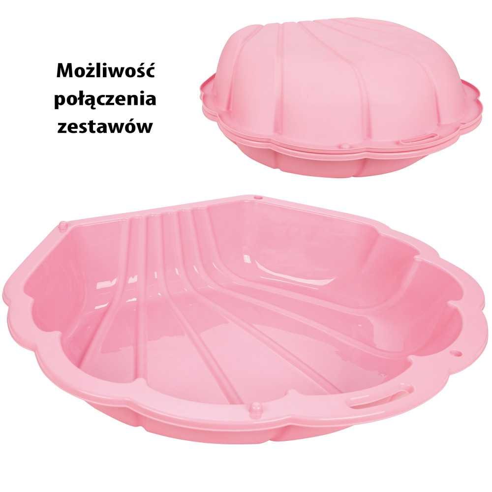 WOOPIE Smėlio dėžės baseino kriauklė Pink 3in1 sausas baseinas 1 vnt.