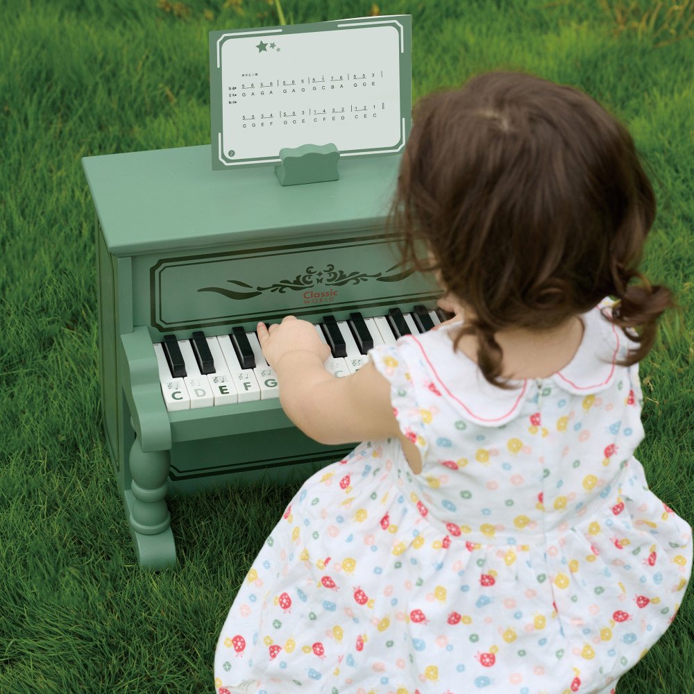 CLASSIC WORLD Vintage Piano + mokymosi knygelė-Žaislai, Muzikiniai-e-vaikas