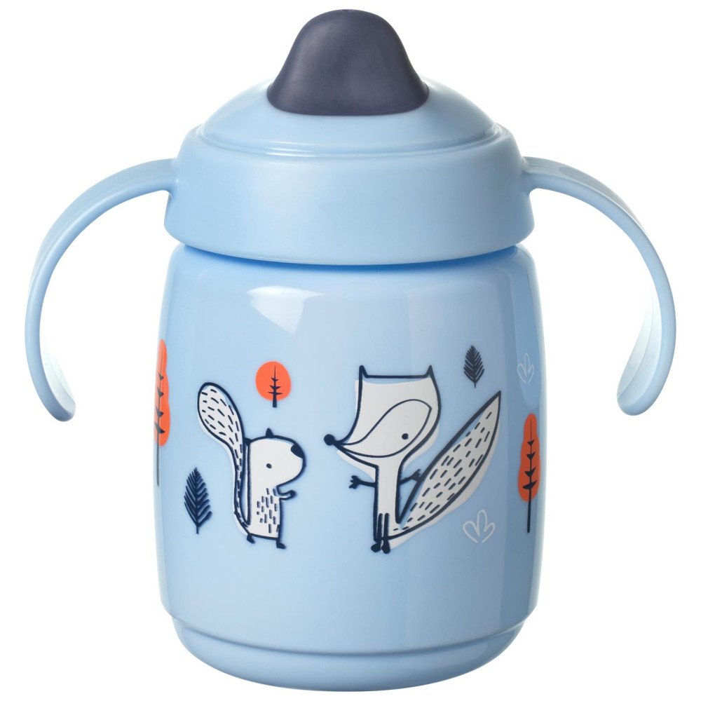 TOMMEE TIPPEE mokomasis puodelis SIPPEE, 6mėn+, 300ml, blue, 447822-Maitinimui, Indai, įrankiai, gertuvės, Puodeliai, gertuvės-e