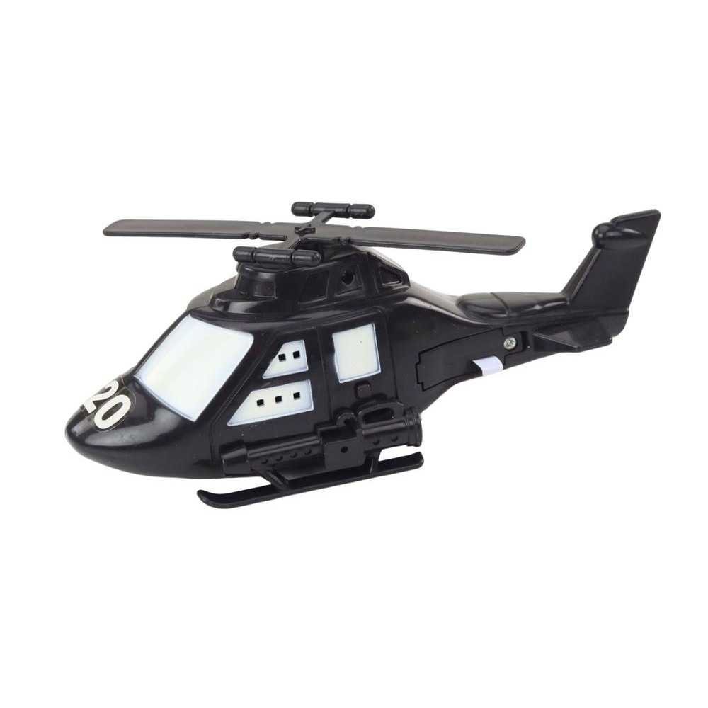 Set of Police Car Quad Figures Helicopter Lights Sounds