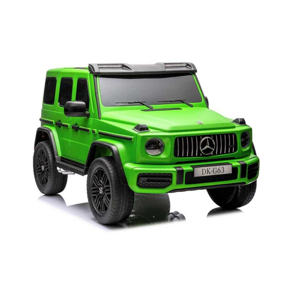 Elektromobilis Mercedes G63 XXL, lakuotas žalias-Elektromobiliai vaikams, Visureigiai-e-vaikas