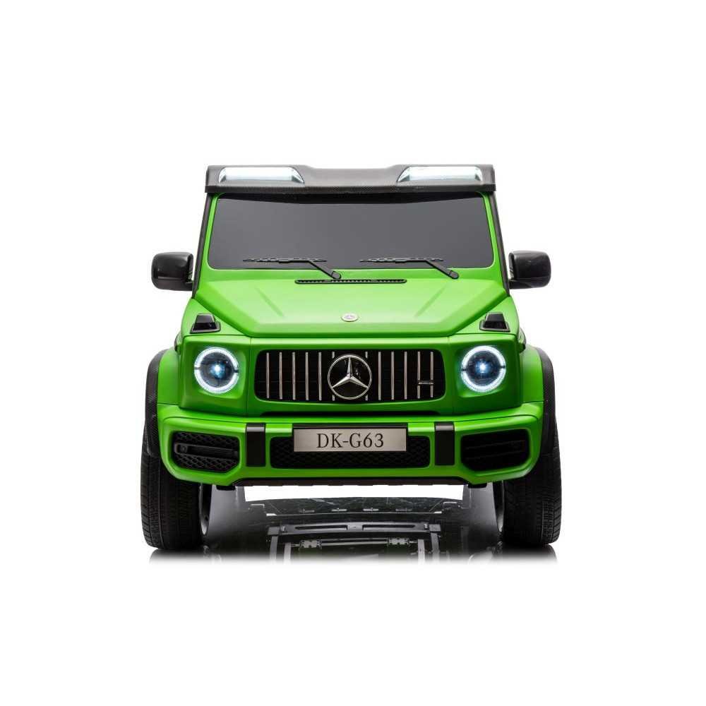 Elektromobilis Mercedes G63 XXL, lakuotas žalias-Elektromobiliai vaikams, Visureigiai-e-vaikas