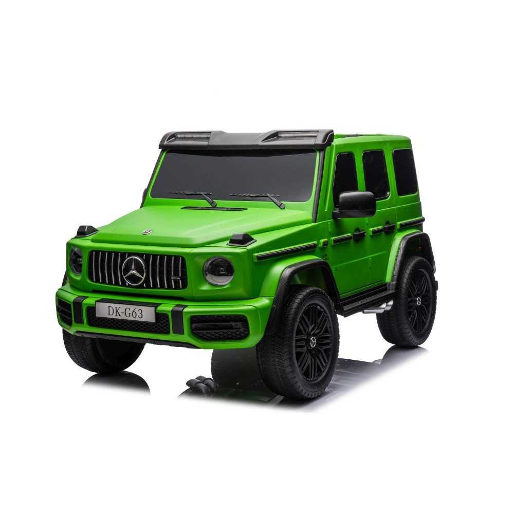 Elektromobilis Mercedes G63 XXL, lakuotas žalias-Elektromobiliai vaikams, Visureigiai-e-vaikas