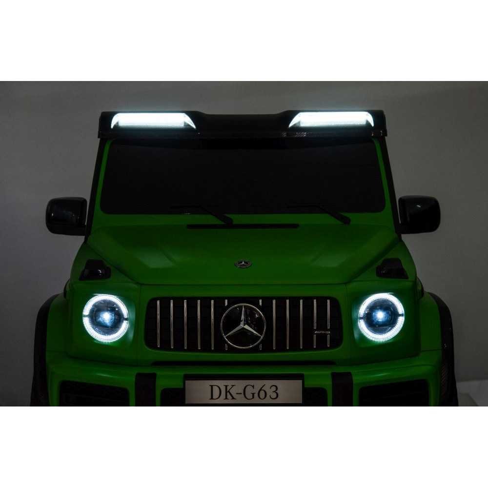 Elektromobilis Mercedes G63 XXL, lakuotas žalias-Elektromobiliai vaikams, Visureigiai-e-vaikas