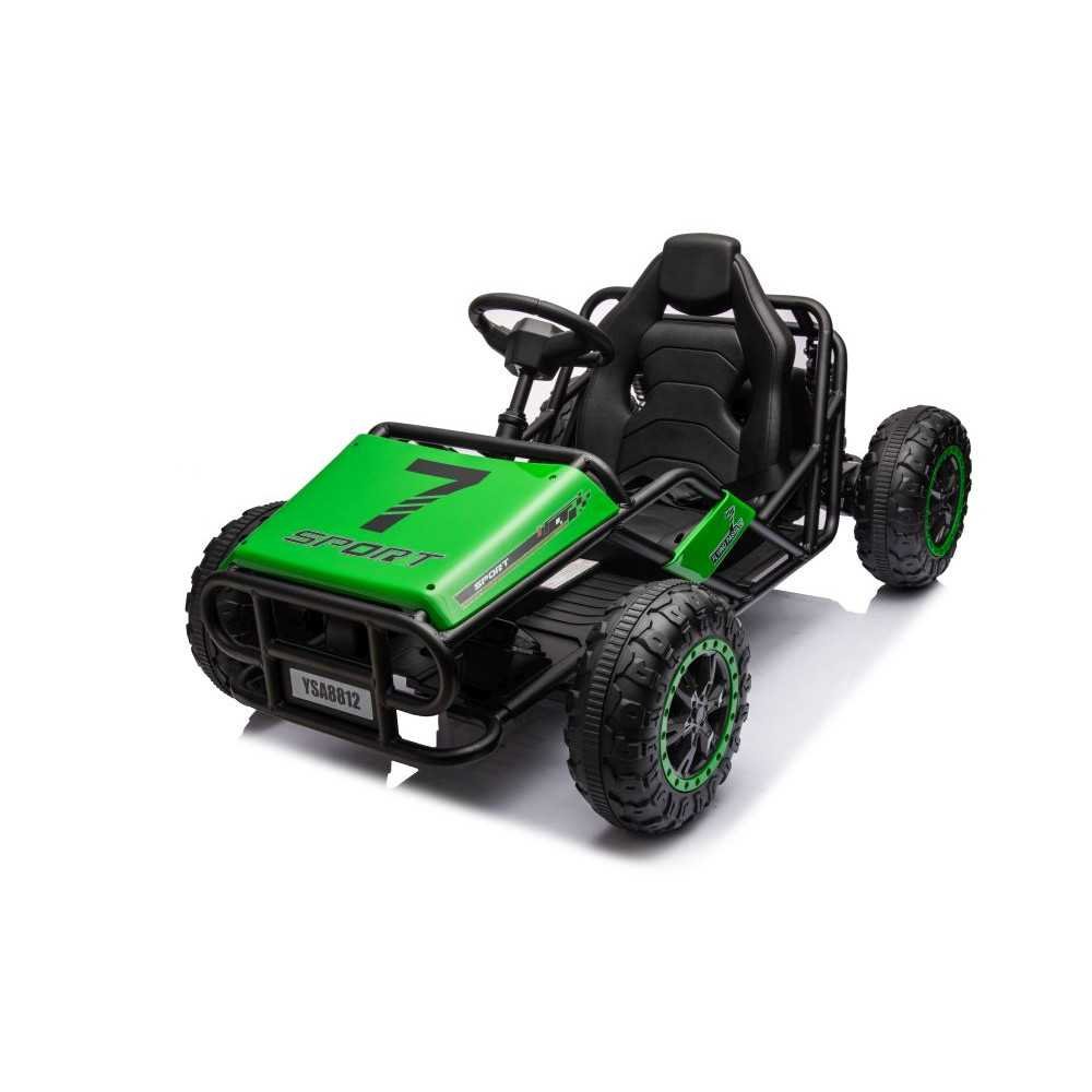 Elektrinis Buggy A8812, Green-Elektromobiliai vaikams, Keturračiai ir bagiai-e-vaikas