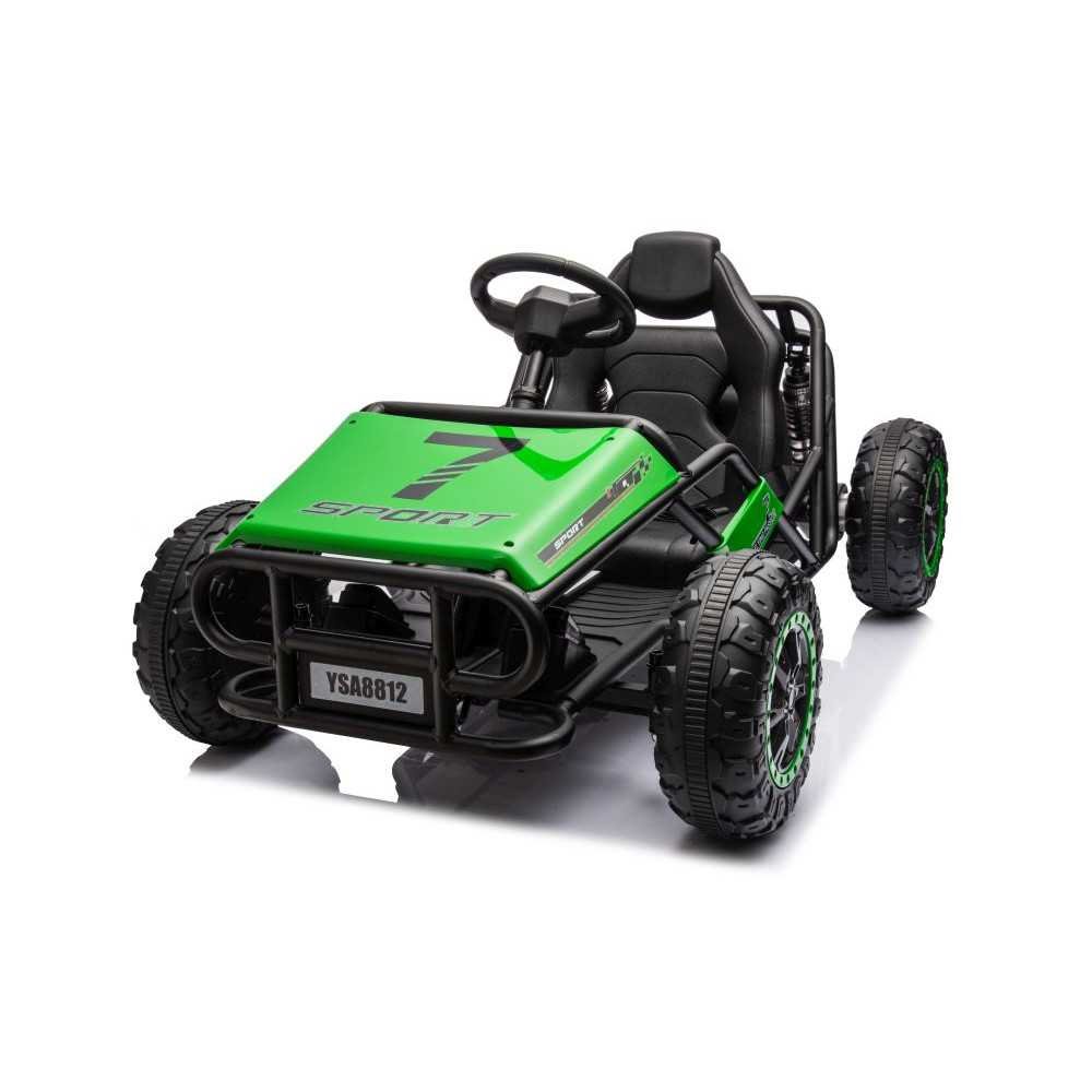 Elektrinis Buggy A8812, Green-Elektromobiliai vaikams, Keturračiai ir bagiai-e-vaikas