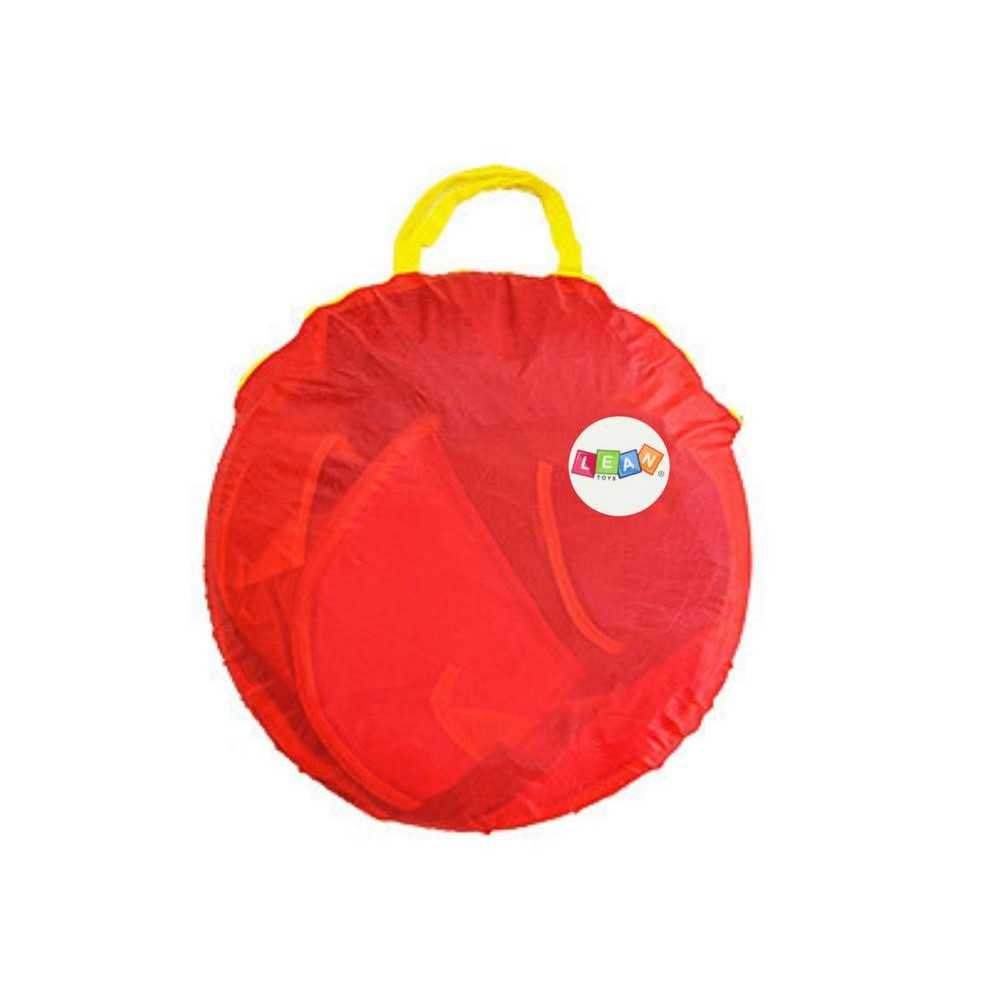 Children's Playground 3in1 Iglo Tent Tunnel Pool Ball Basket Red