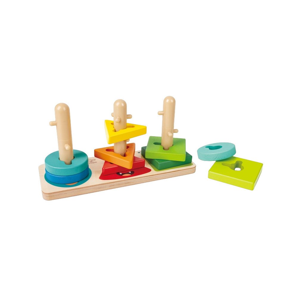 HAPE mediniai blokeliai Monster Twist & Stack, E0494A