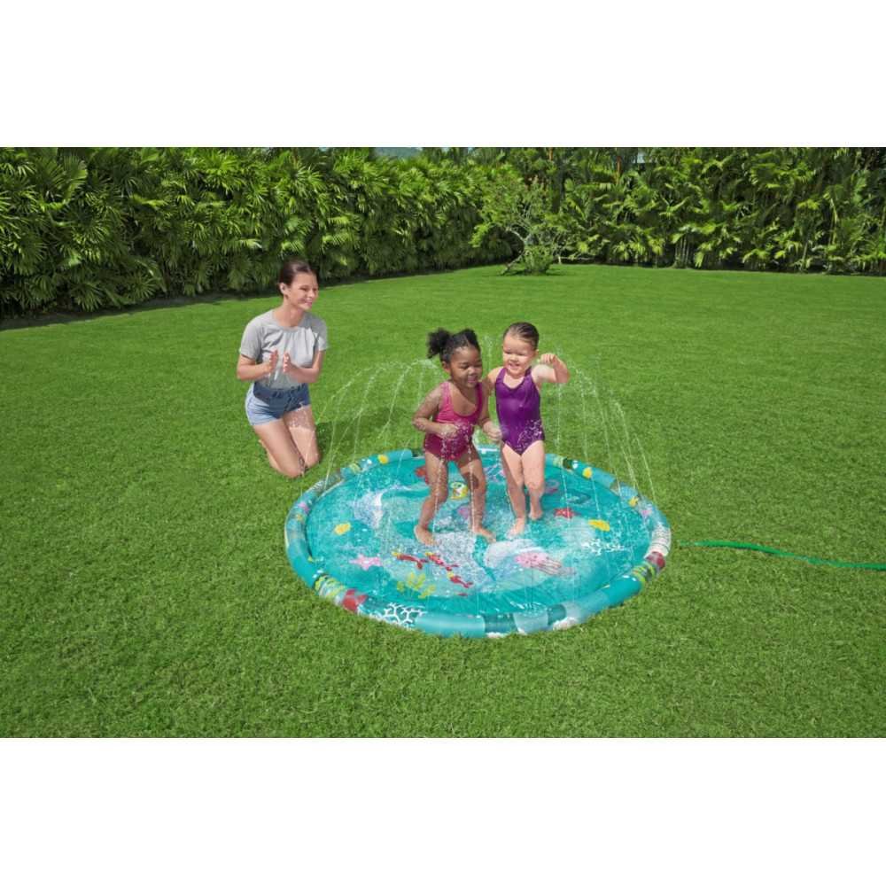 Inflatable Paddling Pool With A Fountain For Children 165 cm Bestway 52487