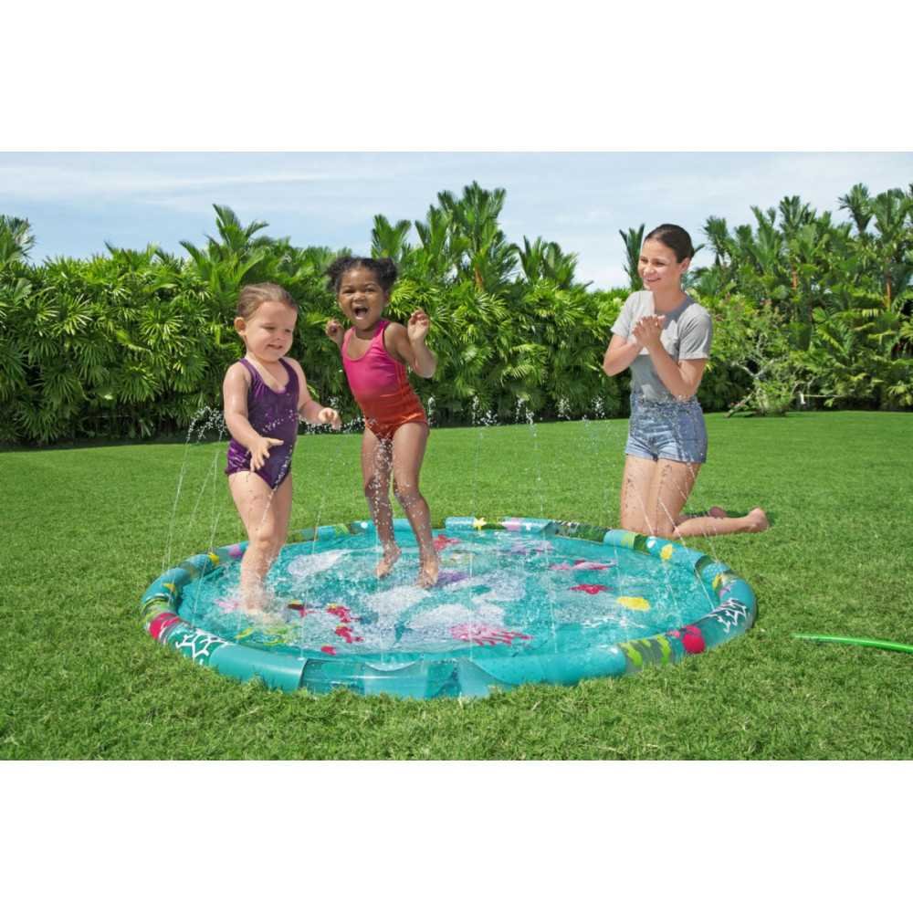 Inflatable Paddling Pool With A Fountain For Children 165 cm Bestway 52487