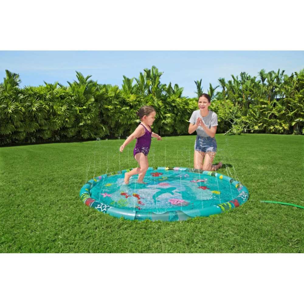 Inflatable Paddling Pool With A Fountain For Children 165 cm Bestway 52487