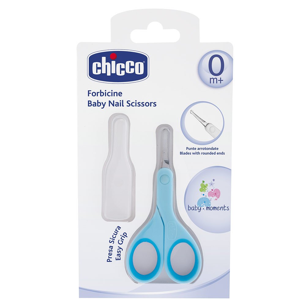 CHICCO žirklutės Blue 0m+