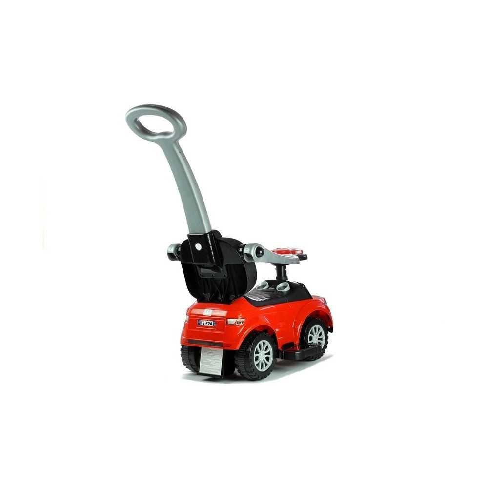 614W Toddlers Ride On Push Along with Parent Handle - Red