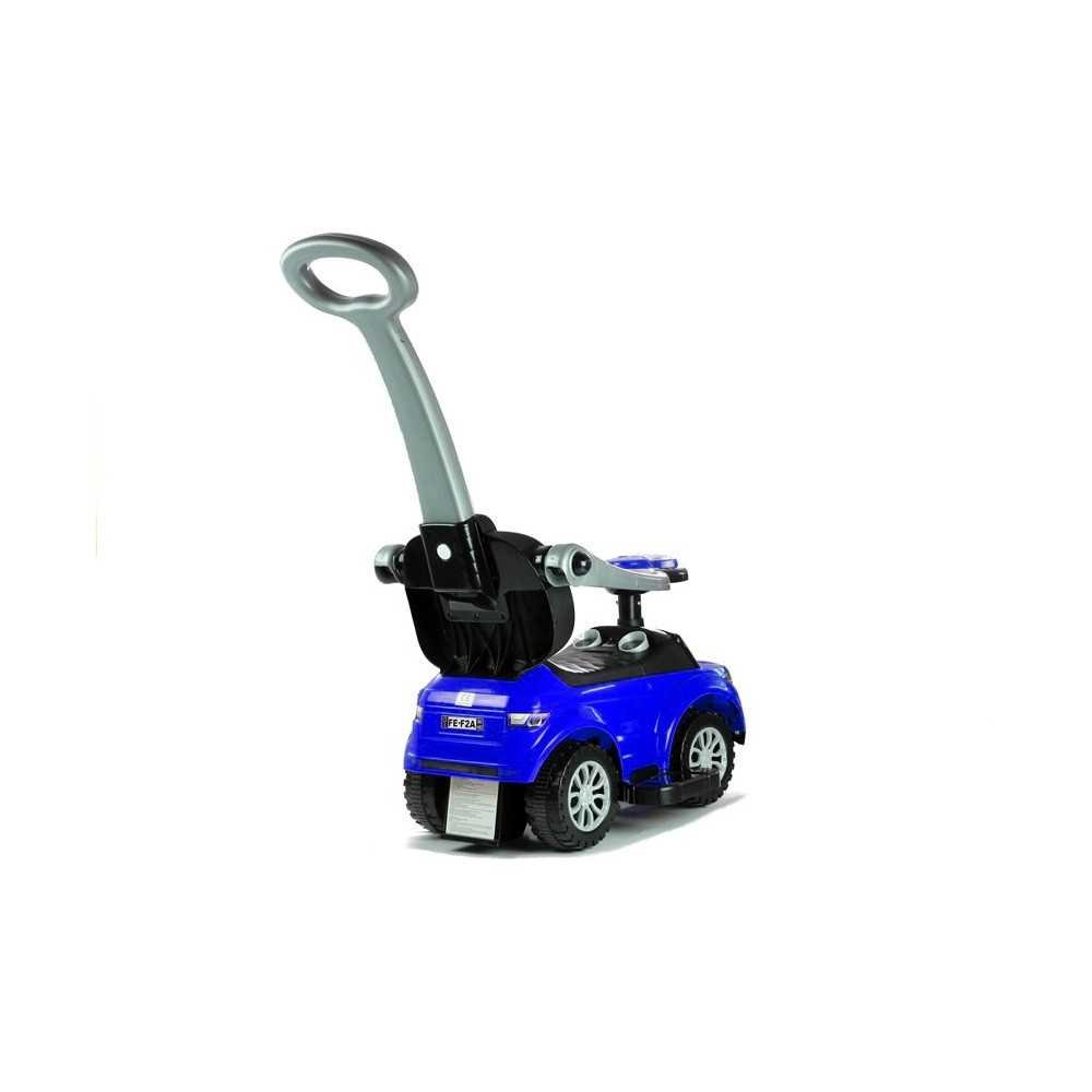 614W Toddlers Ride On Push Along with Parent Handle - Blue