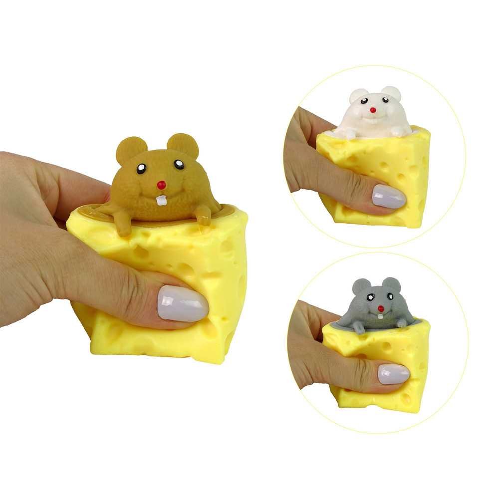 Squishy Cheese Mouse Squishy Sensory Mouse Pop It