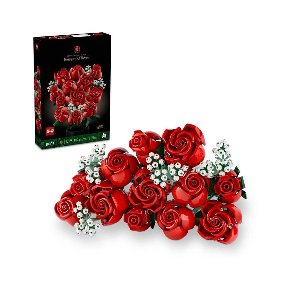 LEGO ICONS Bouquet of Roses 822 Pieces 10328