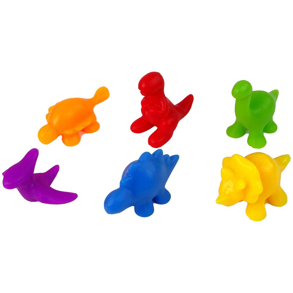 Educational Colour Sorting toy Dinosaurs 48 pieces