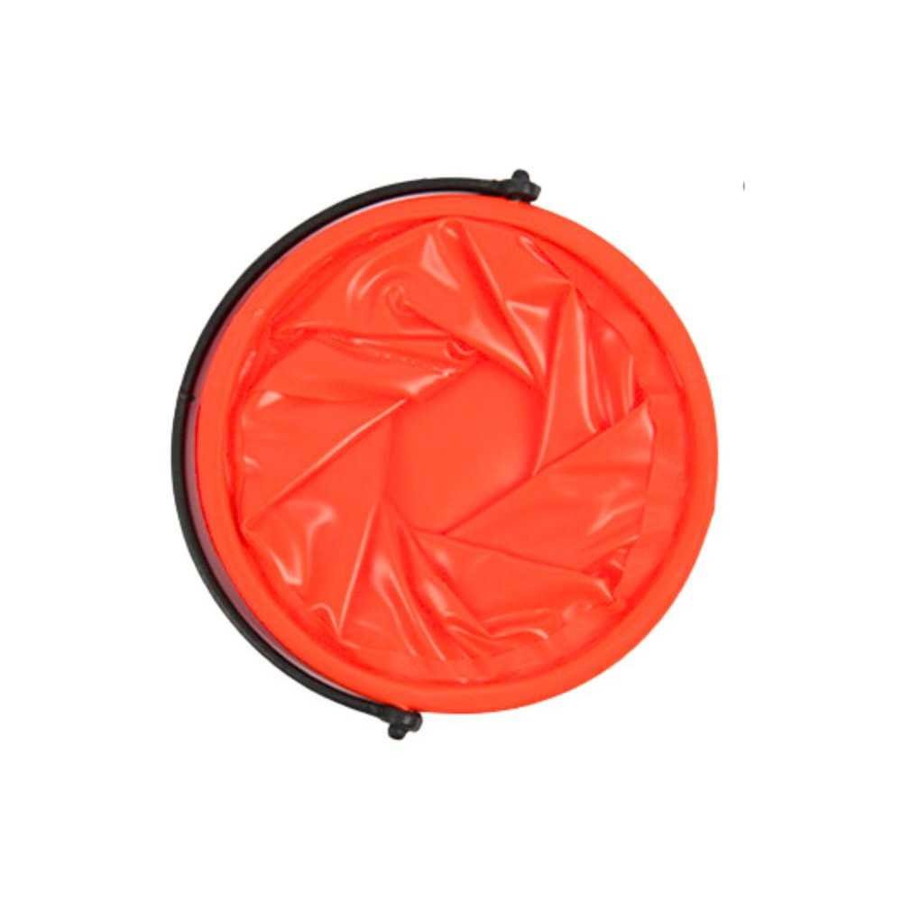 Folding Bucket Multifunctional PVC For Water Orange