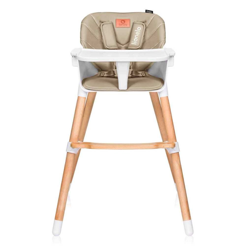 Maitinimo kėdutė 2in1 Lionelo Koen, Beige Sand-Maitinimui, Maitinimo kėdutės ir jų priedai, Maitinimo kėdutės, Lionelo maitinimo