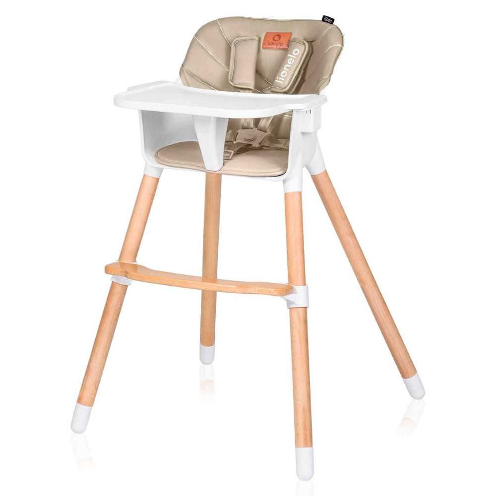 Maitinimo kėdutė 2in1 Lionelo Koen, Beige Sand-Maitinimui, Maitinimo kėdutės ir jų priedai, Maitinimo kėdutės, Lionelo maitinimo