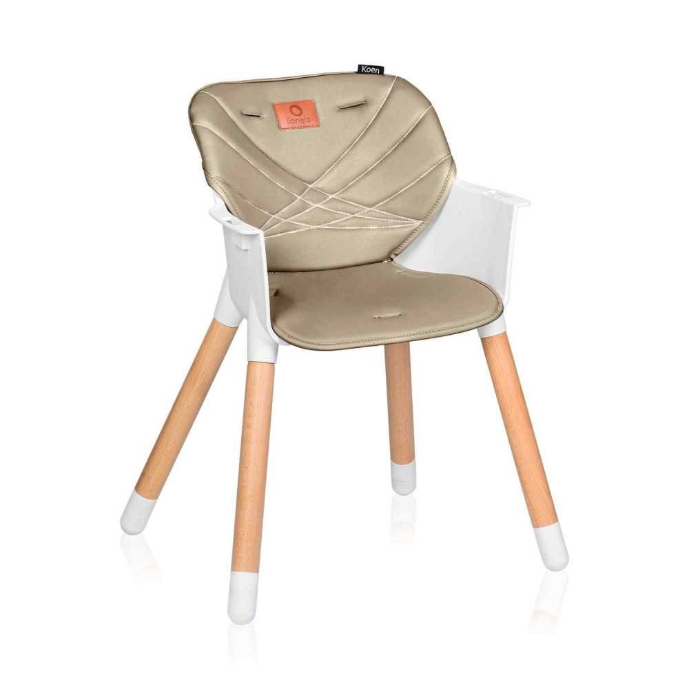 Maitinimo kėdutė 2in1 Lionelo Koen, Beige Sand-Maitinimui, Maitinimo kėdutės ir jų priedai, Maitinimo kėdutės, Lionelo maitinimo