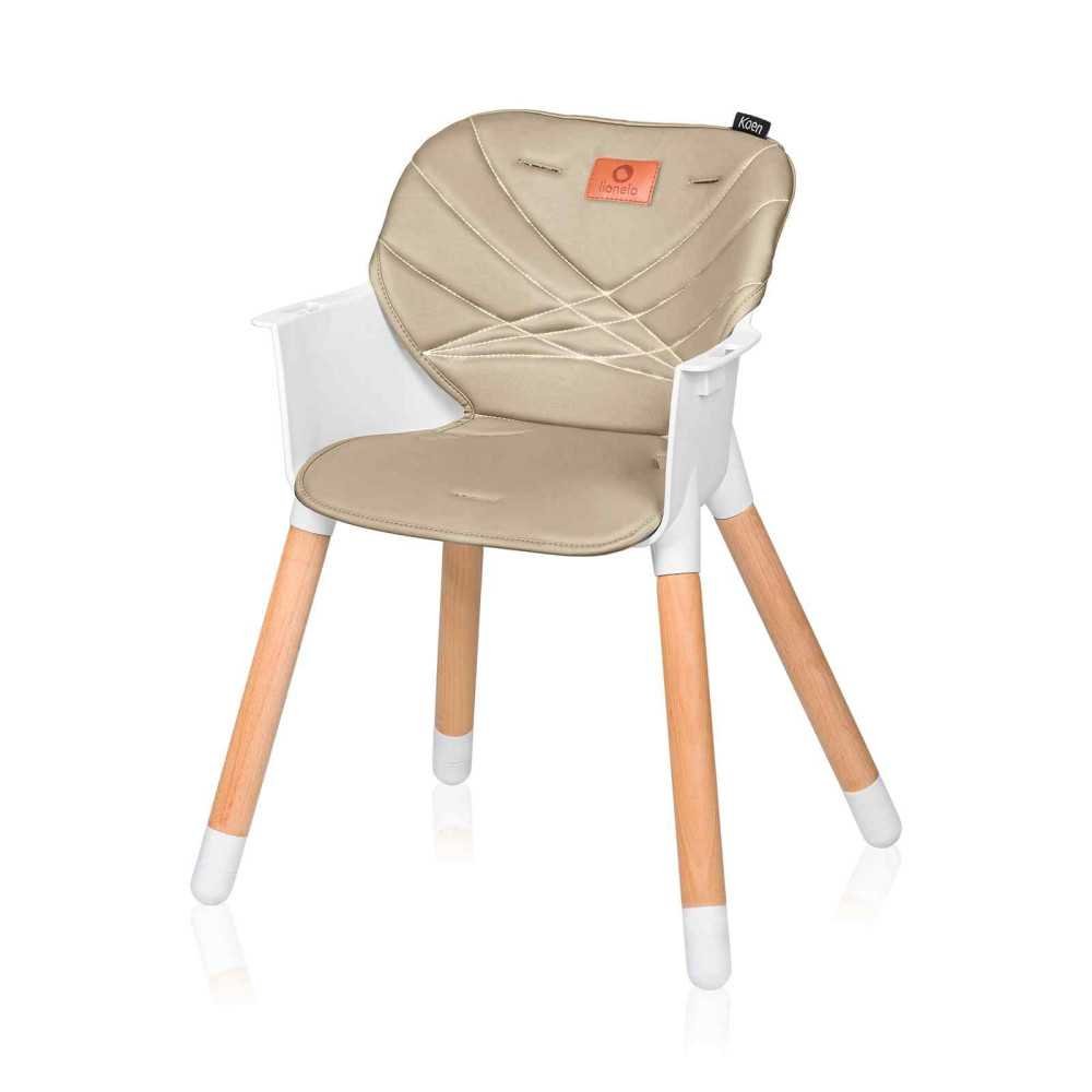 Maitinimo kėdutė 2in1 Lionelo Koen, Beige Sand-Maitinimui, Maitinimo kėdutės ir jų priedai, Maitinimo kėdutės, Lionelo maitinimo