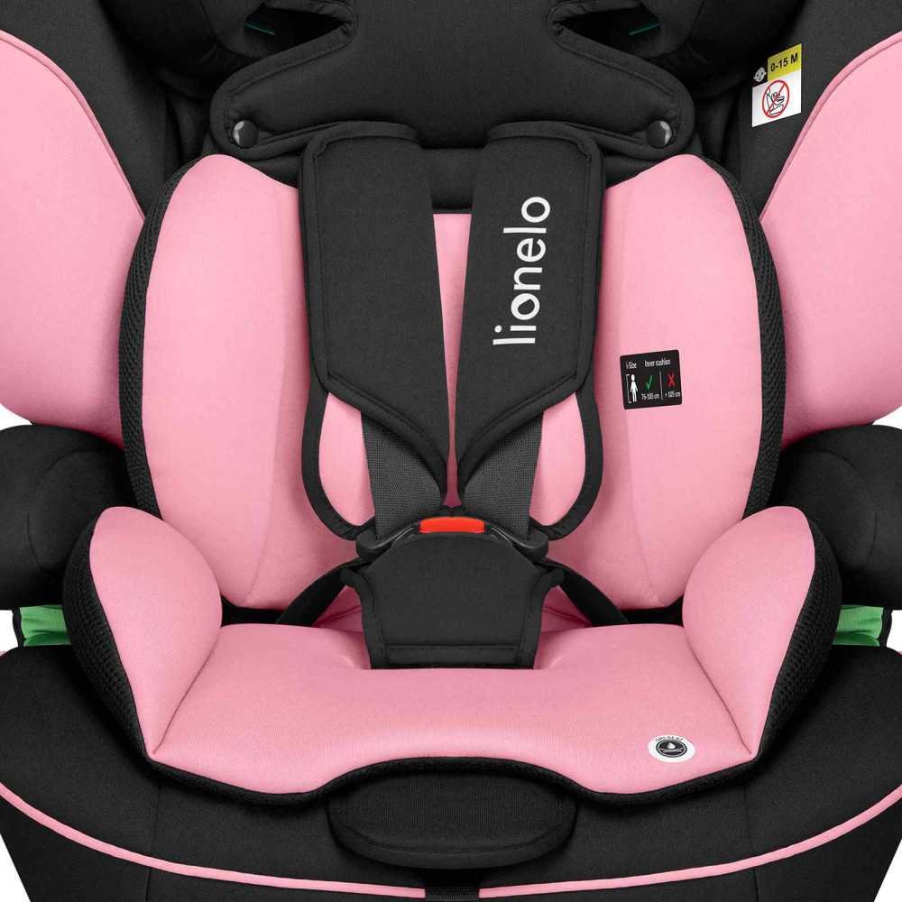 Automobilinė kėdutė Lionelo Levi I-Size, 9-36 kg, Pink Baby-Automobilinės kėdutės, 9-36 kg, Lionelo automobilinės kėdutės-e-vaik