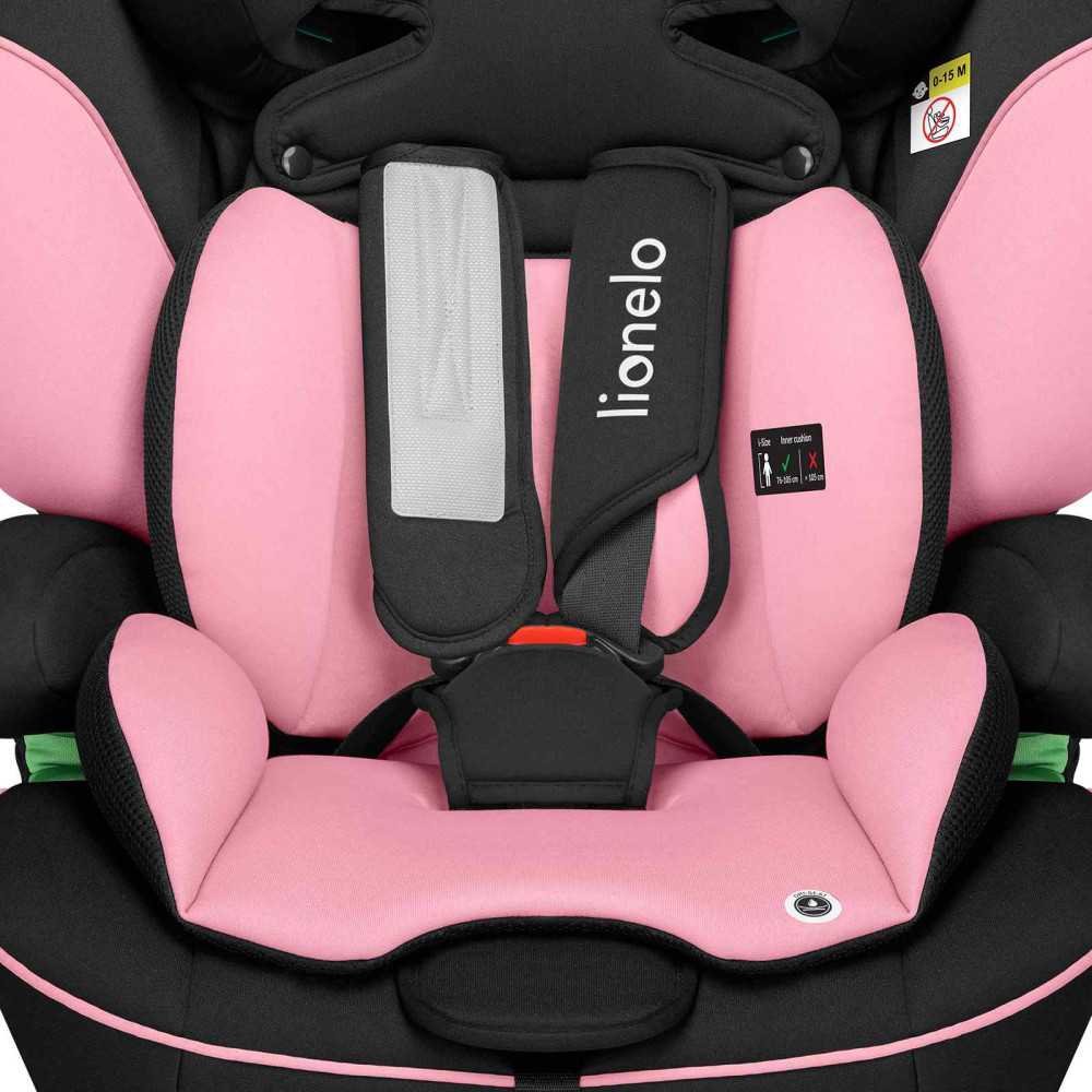 Automobilinė kėdutė Lionelo Levi I-Size, 9-36 kg, Pink Baby-Automobilinės kėdutės, 9-36 kg, Lionelo automobilinės kėdutės-e-vaik