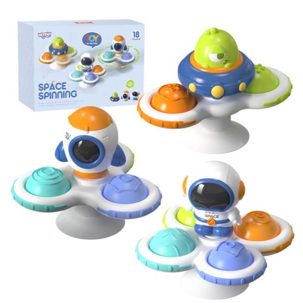 WOOPIE BABY Kosmiczny Spinner Pop-it  Zabawka Sensoryczna  Wymienne 3 szt.					