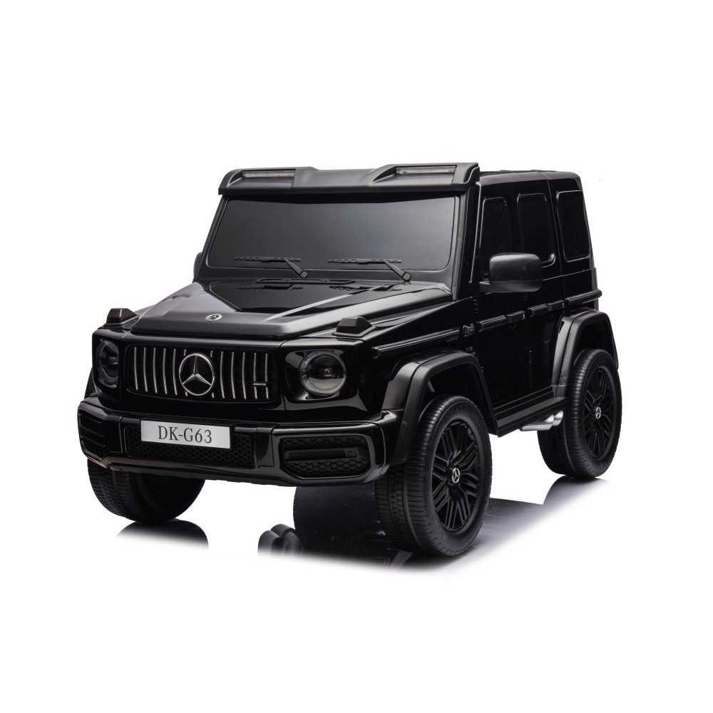 Elektromobilis Mercedes G63 XXL 24V 4x4, Black-Elektromobiliai vaikams, Visureigiai-e-vaikas