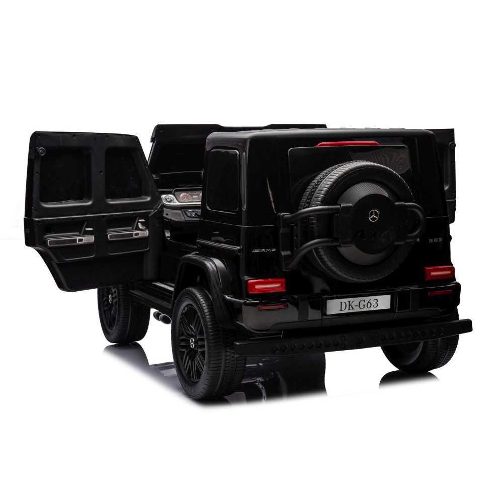 Elektromobilis Mercedes G63 XXL 24V 4x4, Black-Elektromobiliai vaikams, Visureigiai-e-vaikas